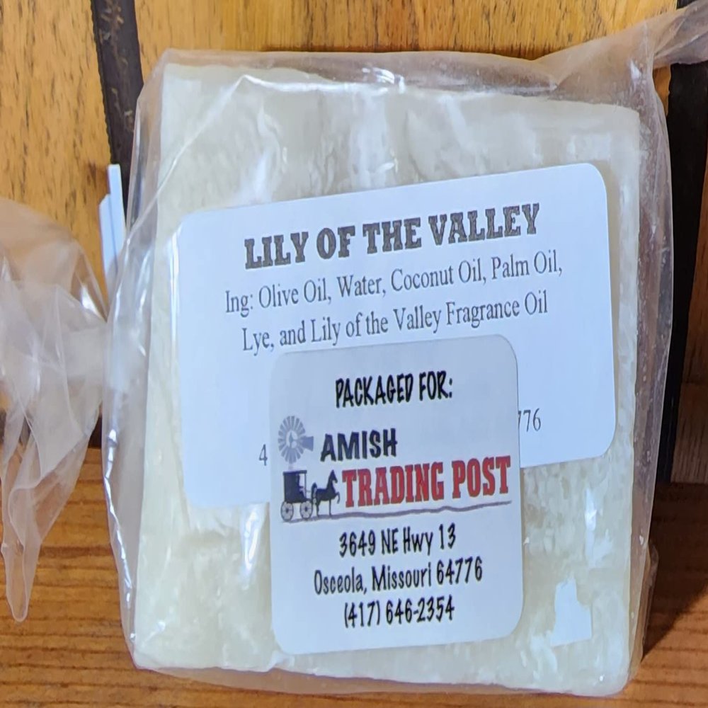 Amish Homemade Lily of the Valley Soap