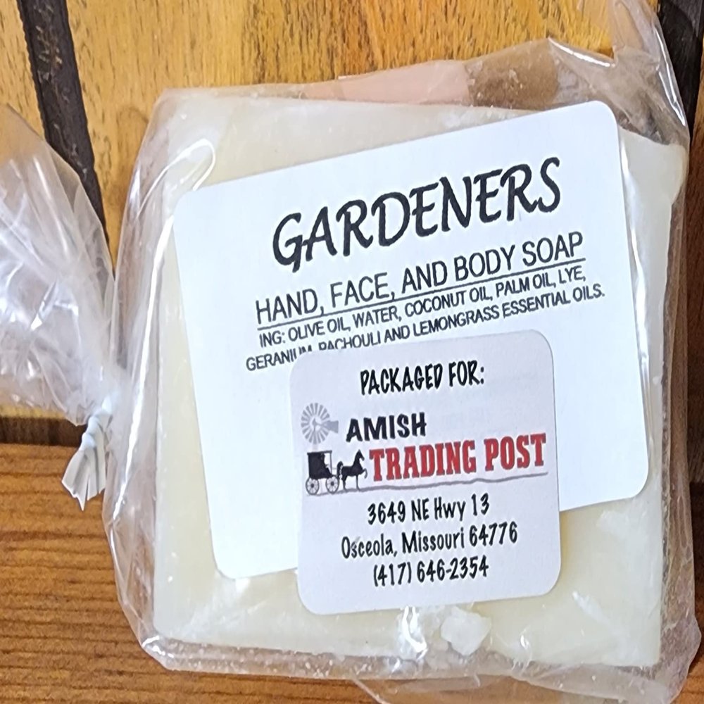 Amish Homemade Gardners Soap