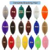 10 Inch Braiding Hair for Faux Soft Locs Crochet Braids Passion Spring Cuban Twist Hair Butterfly Loc Marley Twist Braiding Hair Extensions(3 Packs,1B) view 4
