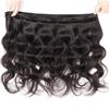 12A Human Hair Bundles 20 22 24 Inch Body Wave Bundles Human Hair 100% Unprocessed Brazilian Virgin Hair Quick Weave Extensions Natural Black view 3