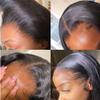 13x4 Ear to Ear Hd Lace Frontal Closure Human Hair Straight 100% Unprocessed Brazilian Virgin Human Hair Front Closure HD Transparent Lace Frontal Pre Plucked with Baby Hair 14 Inch Natural Color view 4