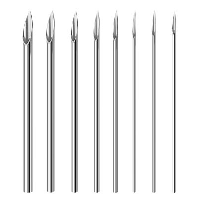 body piercing needles,WOLAYI 40PCS Mixed Piercing Needles-12g.13g.14g.15g.16g.17g.18g.20g Individualized Package 5Pcs of Each Stainless Steel Sterile(Mixed)