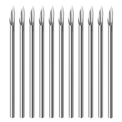 Piercing Needles,40PCS 13G Stainless Steel Sterile Disposable Surgical Steel Piercing Needles for Belly Navel Nipple Tongue Ear Piercing Needle(13G)