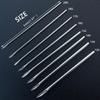 40PCS 17G Piercing Needles,Surgical Steel Sterile Disposable Surgical Steel Piercing Needles for Nose Septum Ear Trague Helix Navel Eyebrow Piercing (17G) view 3