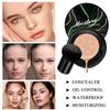 2 PCS Mushroom Head Air Cushion CC Cream Nature Foundation,Foundation Brush Powder Brush,Moisturizing Concealer, Bright Makeup Base Long Lasting (#02 Natural+#03 Warm Nude) view 3