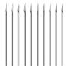 Body Piercing Needles,40PCS 16G Stainless Steel Sterile Disposable Surgical Steel Piercing Needles for Nose Septum Bridge Cheek Eyebrow Lip Labret Piercing(16G) view 1