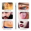 Body Piercing Needles,40PCS 16G Stainless Steel Sterile Disposable Surgical Steel Piercing Needles for Nose Septum Bridge Cheek Eyebrow Lip Labret Piercing(16G) view 2