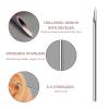Body Piercing Needles,40PCS 16G Stainless Steel Sterile Disposable Surgical Steel Piercing Needles for Nose Septum Bridge Cheek Eyebrow Lip Labret Piercing(16G) view 4