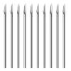 Body Piercing Needles,40PCS 14G Surgical Steel Sterile Disposable Surgical Steel Piercing Needles for Ear Trague Helix Eyebrow Lip Labret Piercing(14G) view 1