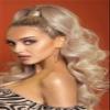 Youllyuu Synthetic Blonde Long Body Wave Drawstring Ponytailtail Clip In Hair Extensions For Women Black Brown Ash-Gold 24IN view 1