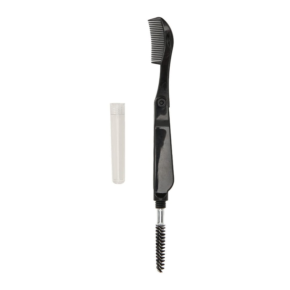 Double Head Eyebrow Eyelash Shaper with a Comb and a Brush, Folding Portable Eyelash Comb Eyebrow Brush for Define Eyebrow Lash, Professional Eye Brow Brush and Spoolie Brush Set