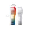 Beavorty 2pcs Portable Hairdressing Comb for Men Ergonomic Widen Teeth Styling Comb for Beard and Hair for Home Barber Use and Color Options view 2