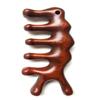 Massage Comb Gua Sha Comb Wide Tooth Comb for Head Scalp, Facial, Body Massage Natural Sandalwood Massager Acupressure Tools Gift for Man/Women view 1