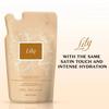 O Boticrio Lily Satin Moisturizing Body Cream REFILL POUCH, 24 Hour Fragranced Body Butter for Dry Skin, 8.8 Ounce (250g) view 2