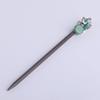 LIBERGA Wooden Hair Sticks for Buns,2 Pack,Butterfly Beads Hair Chopsticks Clips Chinese Vintage Hairpin for Long Hair view 1