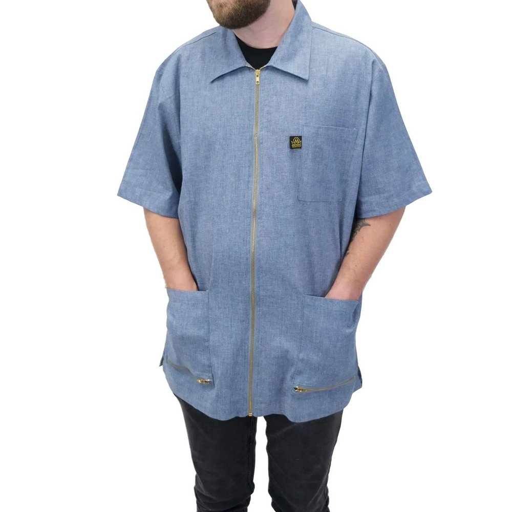 King Midas Empire Boroughs Barber Jacket - Unique Barber Shop Look - Comfortable Fit