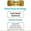 Biotin and Saw Palmetto Botanical Shampoo and Conditioner, with Argan oil, Tea tree oil, Ceramide, Keratin, Rosemary, Sulfate-free Silicone-free (3 packs) view 2