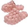 Massage Bubble Slides Slippers for Women Men, Funny Lychee Non-Slip Spa Slippers, Gym House Slippers Shower Bedroom Slippers, Thick Sole Spa Slides Slippers (Pink,10.5,11.5,Men,8.5,9.5) view 1