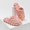 Massage Bubble Slides Slippers for Women Men, Funny Lychee Non-Slip Spa Slippers, Gym House Slippers Shower Bedroom Slippers, Thick Sole Spa Slides Slippers (Pink,10.5,11.5,Men,8.5,9.5) view 4