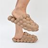 Massage Bubble Slides Slippers for Women Men, Funny Lychee Non-Slip Spa Slippers, Gym House Slippers Shower Bedroom Slippers, Thick Sole Spa Slides Slippers (Khaki,8,9,Men,6,7) view 4