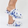 Massage Bubble Slides Slippers for Women Men, Funny Lychee Non-Slip Spa Slippers, Gym House Slippers Shower Bedroom Slippers, Thick Sole Spa Slides Slippers (Blue+White,9.5,10,Men,7.5,8) view 4
