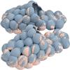 Massage Bubble Slides Slippers for Women Men, Funny Lychee Non-Slip Spa Slippers, Gym House Slippers Shower Bedroom Slippers, Thick Sole Spa Slides Slippers (Blue+Pink,6,7.5,Men,4.5,5.5) view 1