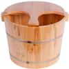 FEHUN Pedicure Foot Soak Sauna Wooden Bucket,Large Foot Bath Spa Tub,Foot Massage Spa for Home,Foot and Leg Spa for Adults,Relax Pedicure view 1