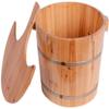 FEHUN Pedicure Foot Soak Sauna Wooden Bucket,Large Foot Bath Spa Tub,Foot Massage Spa for Home,Foot and Leg Spa for Adults,Relax Pedicure view 4
