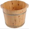 Foot Bath Soak Household Binaural Solid Wood Foot Tub, Floor Recognized Natural Thicken Foot Basin, Portable Bathroom Foot Bath Bowl, Thickened Thermal Footbath,A (Color : A) view 1