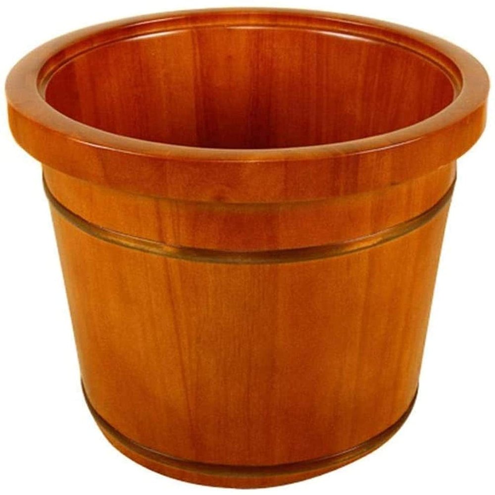 FEHUN Pedicure Foot Soak Large Foot Soak Tub,Foot Asin for Foot Ath,Soak,Or DetoxFoot Soak Ucket Made of Solid Wood,Foot Spa for Adults, (Size : D)