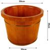 FEHUN Pedicure Foot Soak Large Foot Soak Tub,Foot Asin for Foot Ath,Soak,Or DetoxFoot Soak Ucket Made of Solid Wood,Foot Spa for Adults, (Size : D) view 2