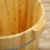 FEHUN Pedicure Foot Soak Solid Wood Foot Soaking Barrel Bucket,Foot Soaking Tub,Foot Wash Basin for Foot Bath,Foot Spa Bucket view 2
