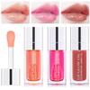 Alisesun 3 Set Lip Oil Hydrating Tinted Lip Balm, Plump Lip Gloss Lip Care Transparent Toot Lip Oil Tinted, Nourishing Repairing Lightening Lip Lines Lip Care Products view 1