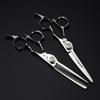 6.0 Inch High Grade Hair Cutting Scissors Set, Barber Hair Cutting & Thinning Shears, 440C Stainless Steel Thinning Shears Hair Cutting Scissors, Sharp And Durable, for Barber And Home Use view 4