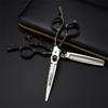 6.0 Inch High Grade Hair Cutting Scissors Set, Barber Hair Cutting & Thinning Shears, 440C Stainless Steel Thinning Shears Hair Cutting Scissors, Sharp And Durable, for Barber And Home Use view 1