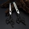 6.0 Inch High Grade Hair Cutting Scissors Set, Barber Hair Cutting & Thinning Shears, 440C Stainless Steel Thinning Shears Hair Cutting Scissors, Sharp And Durable, for Barber And Home Use view 2