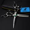 6.0 Inch Hair Cutting Scissors Set, High Grade Thinning Shears Hair Cutting Scissors, Professional Bangs Barber Shears Kit Tools, Free Scissors Pack, for Hair Stylist Or Home Use view 4