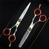 6.0 Inch Hair Cutting Scissors Set, High Grade Orange Gasket Thinning Shears Hair Cutting Scissors, Professional Bangs Barber Shears Kit Tools, Free Scissors Pack, for Hair Stylist Or Home Use view 2