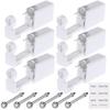 Nose Piercing Gun Kit - Lyuxzad 18Pcs Self Nose Piercing Kit Including 6Pcs Disposable Nose Piercing Gun with 6Pcs Built-in Nose Studs and 6Pcs Clean Tools for Ear Cartilage Tragus Helix Piercing Kit view 1