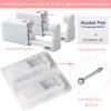 Nose Piercing Gun Kit - Lyuxzad 18Pcs Self Nose Piercing Kit Including 6Pcs Disposable Nose Piercing Gun with 6Pcs Built-in Nose Studs and 6Pcs Clean Tools for Ear Cartilage Tragus Helix Piercing Kit view 2