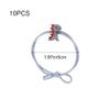 10 Pcs Elastic Hair Ties with Dinosaur Hair Bands Five Styles Bands Ponytail Holders for Women Girls Kids view 2