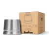 Bambaw Silver Safety Razor Stand | Razor Holder Stand | Straight Razor Stands does not fit all Safety Razors | Double Edge Safety Razor Stand | Shaver Holder Stand Razor Base | Single Razor Stand view 1