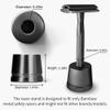 Bambaw Black Safety Razor Stand | Razor Holder for Men | Shaver Holder Stand does not fit all Safety Razors | Double Edge Safety Razor Stand | Safety Razor Holder Stand | Single Razor Stand view 2