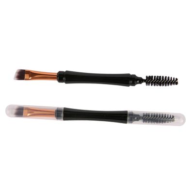 Mikinona 2pcs Dual Purpose Eyelash Combs and Makeup Brushes for Women Travel-friendly Dual-ended Design Smooth Application Tools for Eyelash Extensions and Eyebrow Grooming
