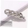 KALLORY 2pcs Fashion Chain Hair Barrettes Stylish Clips for Women and Girls for Daily Use and Special Occasions view 3