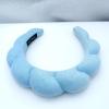 Spa Headband for Women Sponge Headband Terry Cloth Headband Bubble Headband for Washing Face for Skincare Face Washing Makeup Removal Shower Hair Accessories (blue) view 4