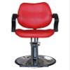 Funnylife Red Round Base Hydraulic Pump Styling Chair Barber Chair Salon Beauty Equipment view 1