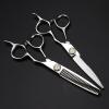Hair Cutting Scissors, 6 Inch Japan 440C Coloured Gems Upscale Scissor Cut Hair Cutting Scissors Thinning Barber Haircut Shears Hairdressing Scissors Set view 4