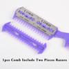 6 Pieces Double Edge Split Ends Trimmer, Hair Thinning Comb for Slim Haircuts at Home - Women and Men (6pcs Random Color) view 4
