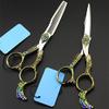 Hair Cutting Scissors, 6 Inch Professional Upscale 440c Phenix Cut Hair Scissors Set Cutting Barber Makeup Thinning Shears Hairdressing Scissors ( Color : Set ) view 1